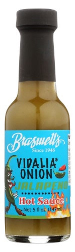 BRASWELL'S: Vidalia Onion Jalape?o Hot Sauce, 5 oz