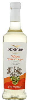 DE NIGRIS: White Wine Vinegar, 16.90 fo