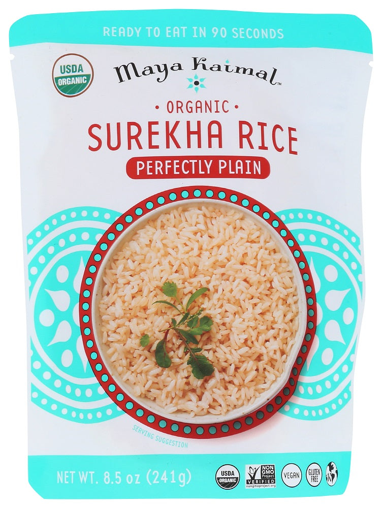 MAYA KAIMAL: Organic Surekha Rice Perfectly Plain, 8.50 oz