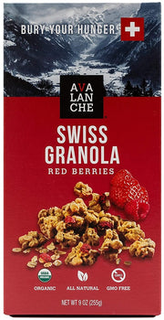 AVALANCHE: Red Berries Swiss Granola, 9 oz