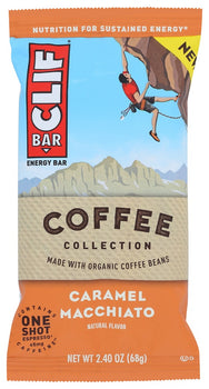 CLIF BAR: Caramel Macchiato Energy Bar, 2.40 oz