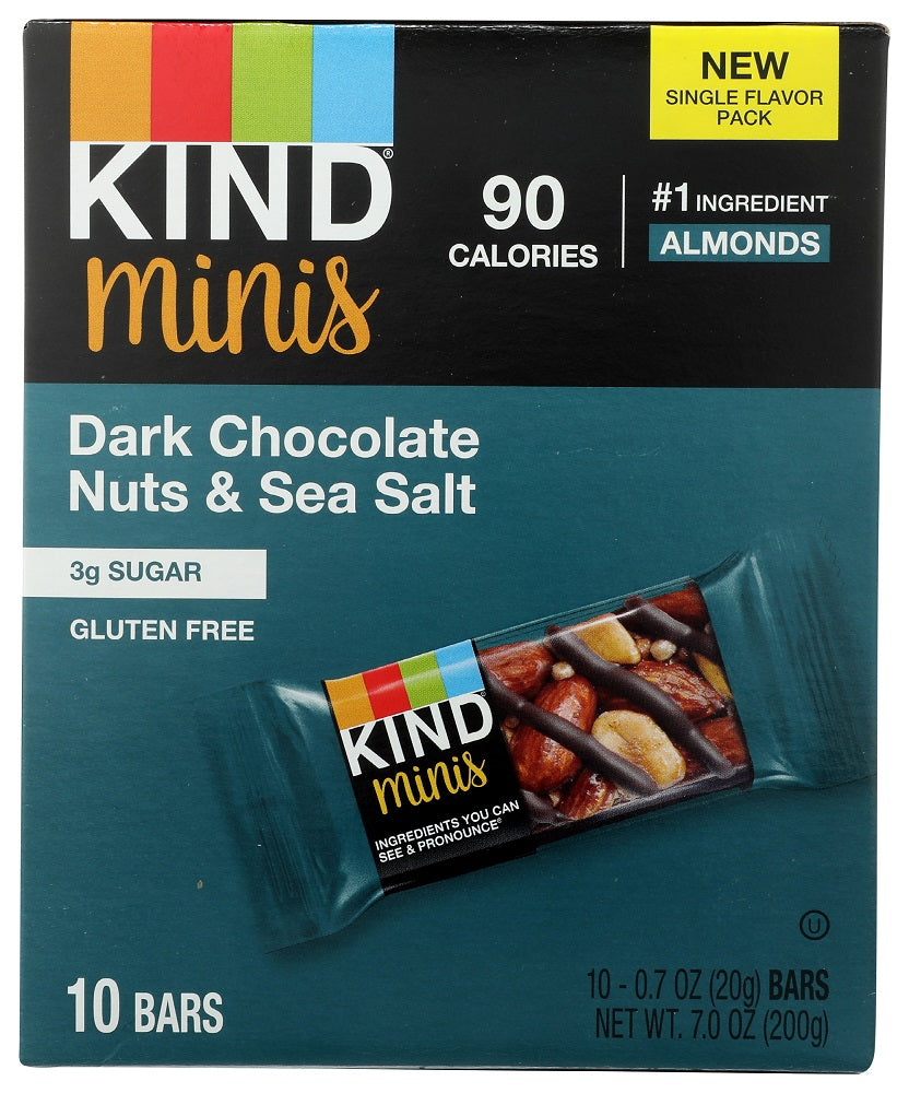 KIND: Dark Chocolate Nuts & Sea Salt Minis, 7 oz