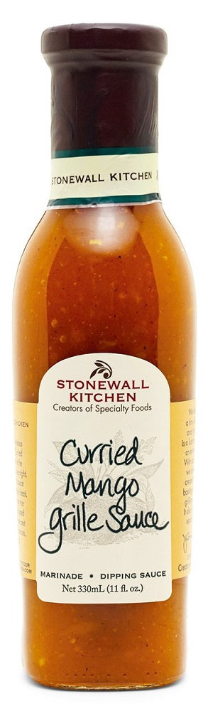 STONEWALL KITCHEN: Curried Mango Grille Sauce, 11 oz