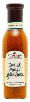 STONEWALL KITCHEN: Curried Mango Grille Sauce, 11 oz