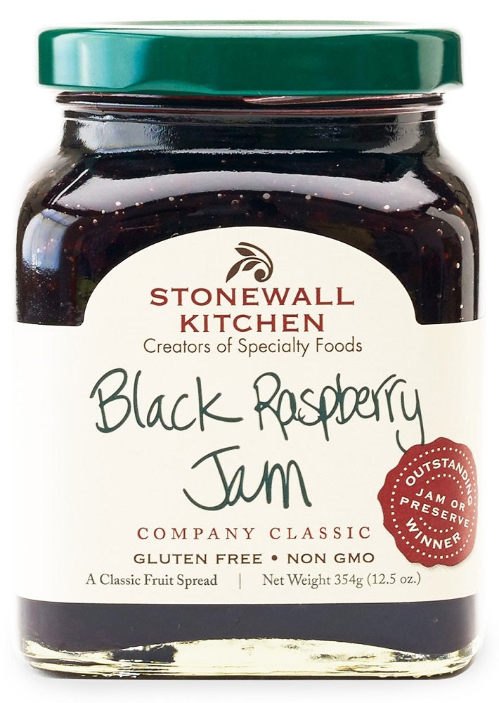 STONEWALL KITCHEN: Black Raspberry Jam, 12.50 oz