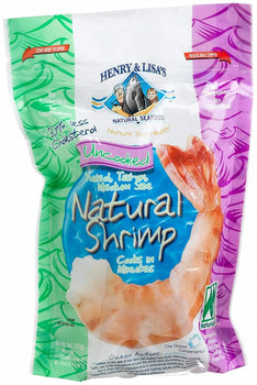 HENRY & LISAS: Uncooked Natural Shrimp, 8 oz