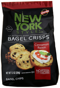 NEW YORK STYLE: Cinnamon Raisin Bagel Crisps, 7.2 oz