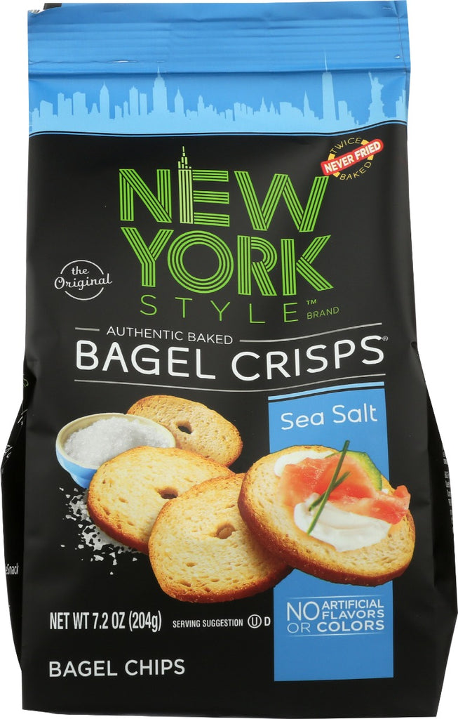 NEW YORK STYLE: Sea Salt Bagel Crisps, 7.2 oz