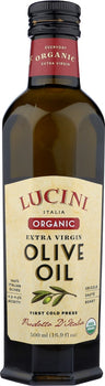 LUCINI ITALIA: Organic Extra Virgin Olive Oil, 16.9 oz