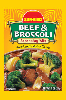 SUNBIRD: Mix Ssnng Beef Broc, 1 oz