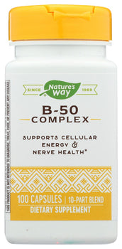 NATURES WAY: Vitb-50 Complex, 100 Cp