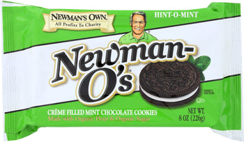 NEWMANS OWN ORGANIC: Cookie O Mint Creme, 8 oz