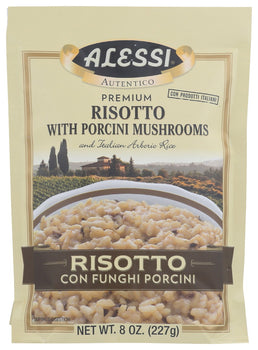 ALESSI: Risotto With Porcini Mushrooms, 8 oz