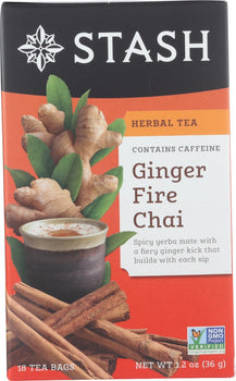 STASH TEA: Tea Ginger Fire Chai, 18 bg