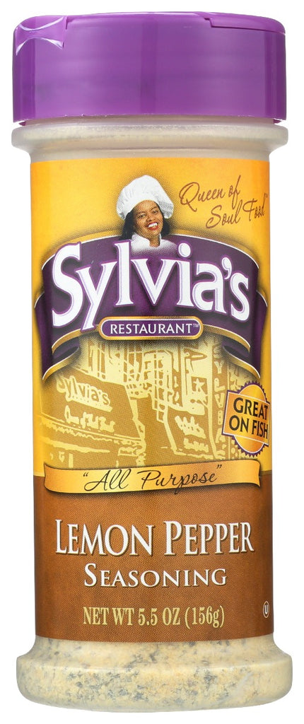 SYLVIAS: Ssnng Lemon Pepper, 5.5 oz