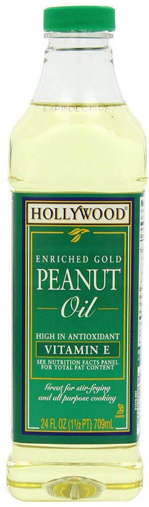 HOLLYWOOD: Enriched Gold Peanut Oil, 24 oz