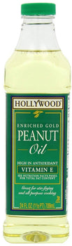 HOLLYWOOD: Enriched Gold Peanut Oil, 24 oz