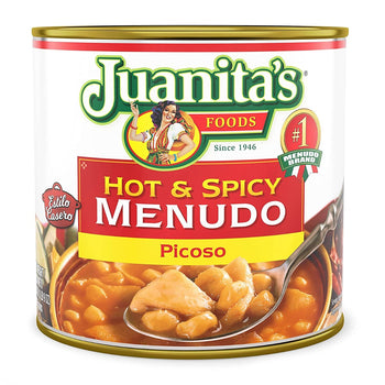 JUANITA'S FOODS: Menudo Hot Spicy, 25 oz