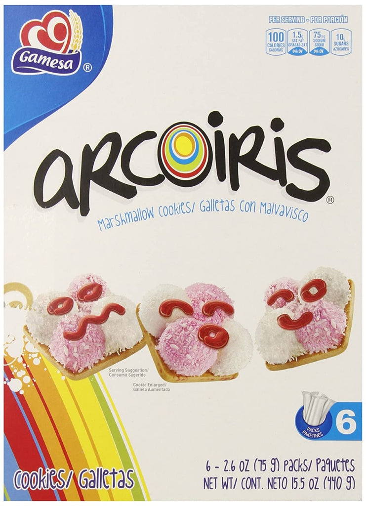 GAMESA: Cookie Arcoiris Mrshmlw, 15.5 oz