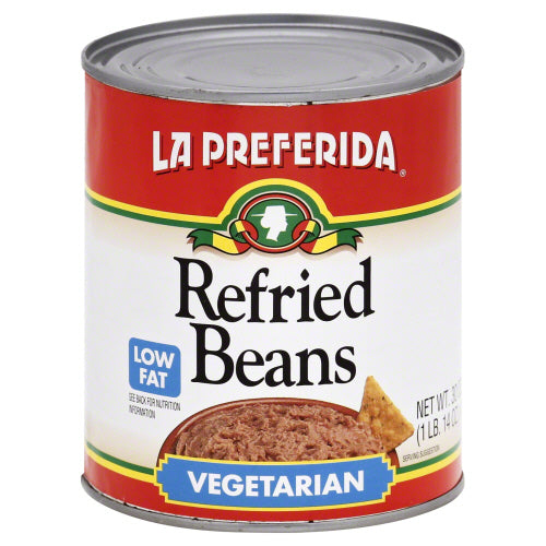 LA PREFERIDA: Low Fat Vegetarian Refried Beans, 30 oz