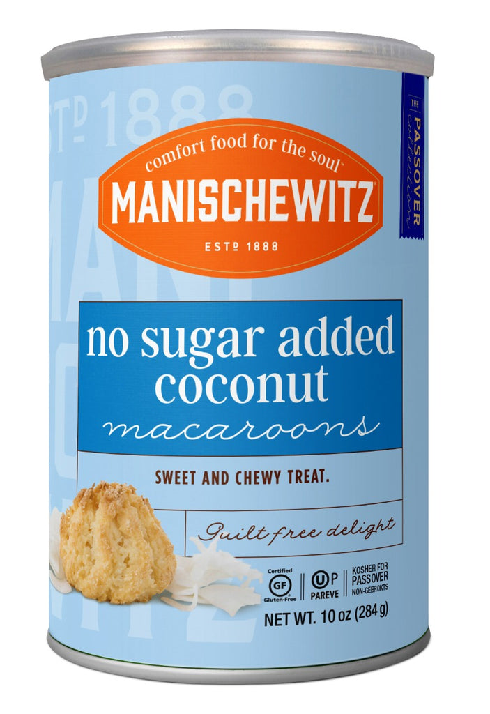 MANISCHEWITZ: No Sugar Added Coconut Macaroons Cookie, 10 oz