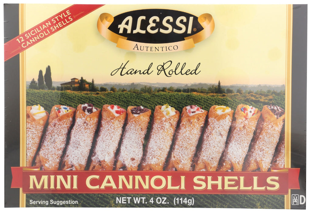 ALESSI: Mini Cannoli Shells, 4 oz