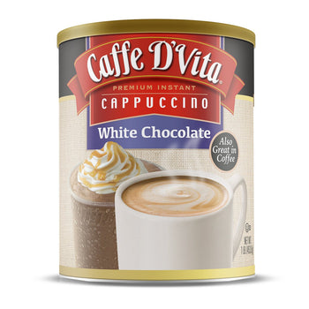 CAFFE D VITA: Cappuccino Wht Choc, 1 lb