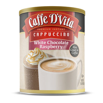 CAFFE D VITA: Cappiccino Wht Choc Rspbrry, 1 lb