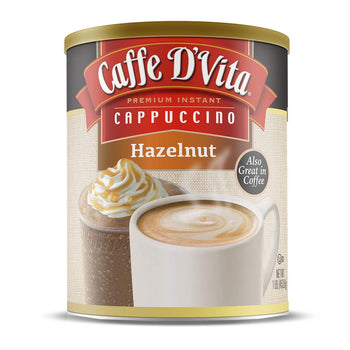 CAFFE D VITA: Cappuccino Hzlnut, 16 oz