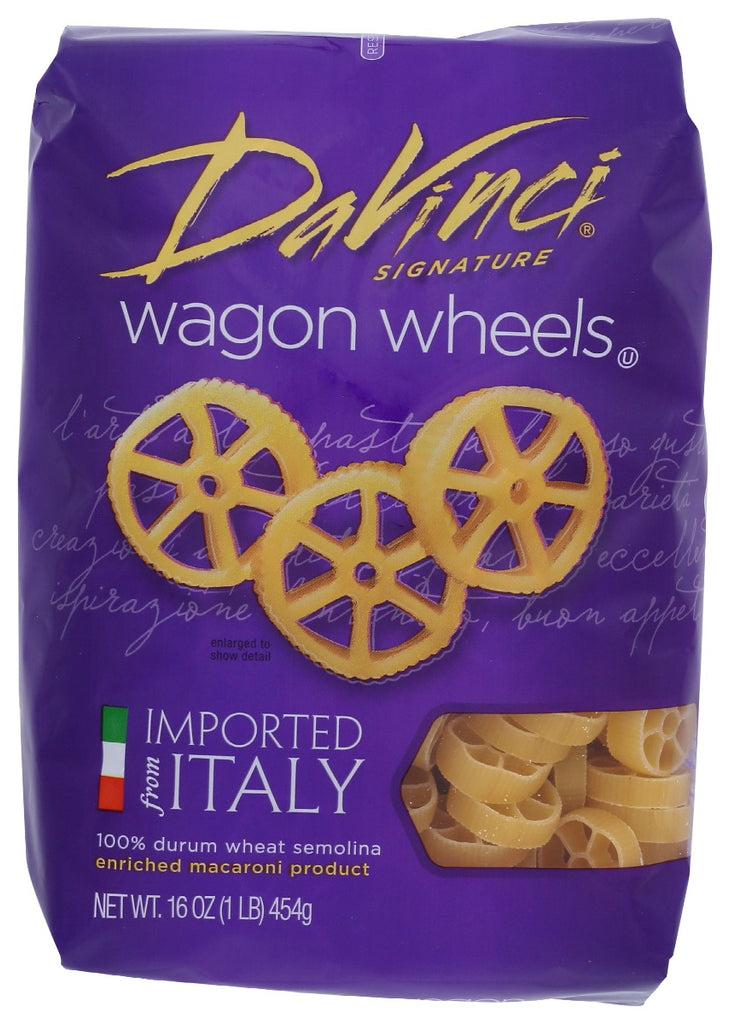 DAVINCI: Wagon Wheels Pasta, 16 oz