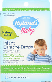 HYLANDS: Infant Earache Drops, 0.33 oz