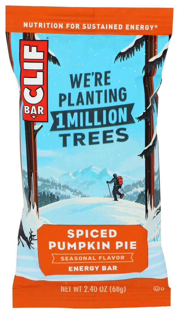 CLIF BAR: Spiced Pumpkin Pie Energy Bar, 2.4 oz