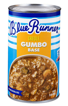 BLUE RUNNER: Creole Seafood Gumbo Base, 25 oz