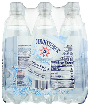 GEROLSTEINER: Water Mineral Sprkl 6Pk, 101.4 fo