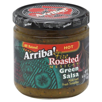 ARRIBA: Salsa Grn Hot, 16 oz