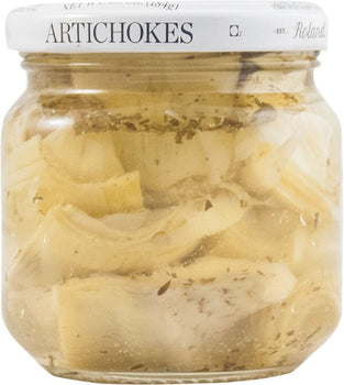 ROLAND: Marinated Quartered Artichoke Hearts, 6.5 oz