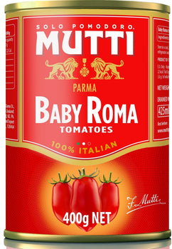 MUTTI: Tomato Baby Roma, 14 oz