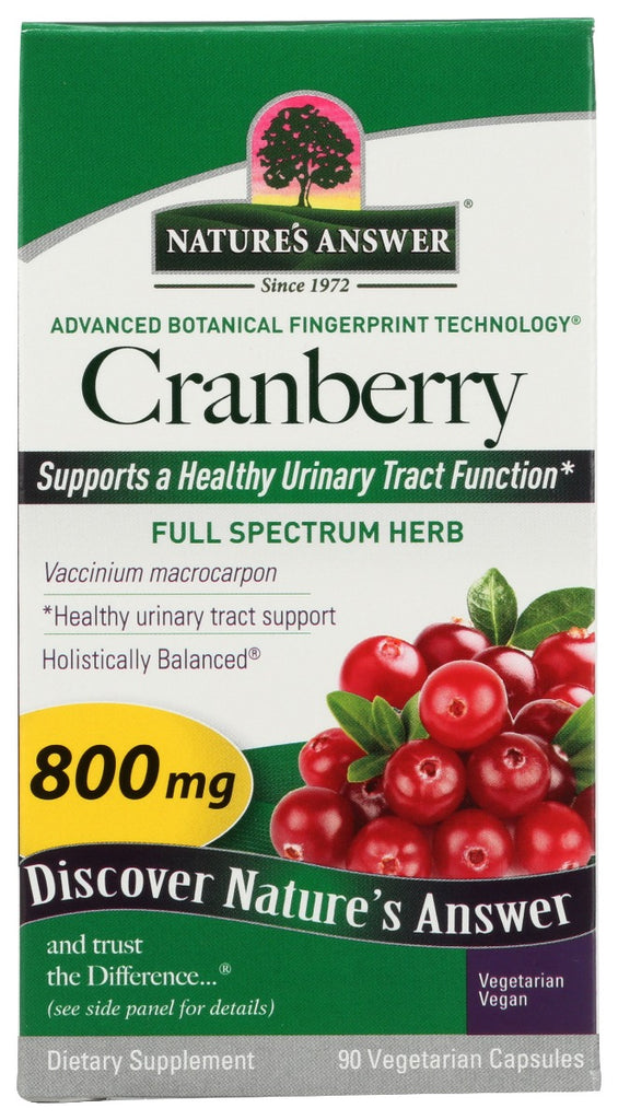 NATURES ANSWER: Hrb Cranberry, 90 vc