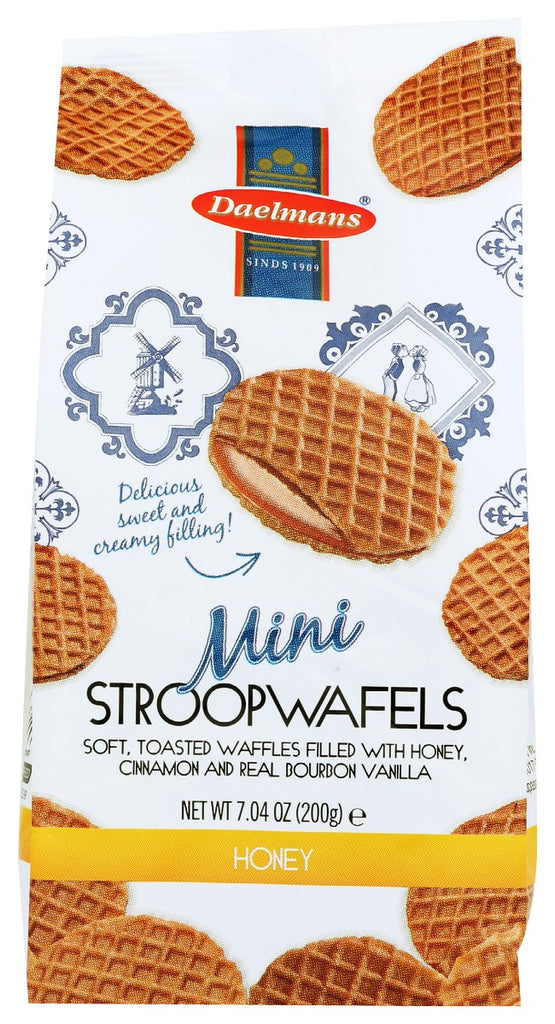 DAELMANS: Wafer Hny Mini Stroopwafe, 7.04 oz