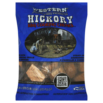 WESTERN: Wood Chunk Hickory, 10 lb