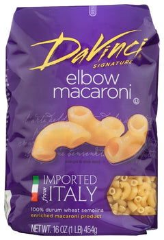 DAVINCI: Elbow Macaroni Pasta, 16 oz