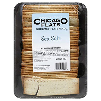 CHICAGO FLATS: Sea Salt Gourmet Flatbread, 8 oz