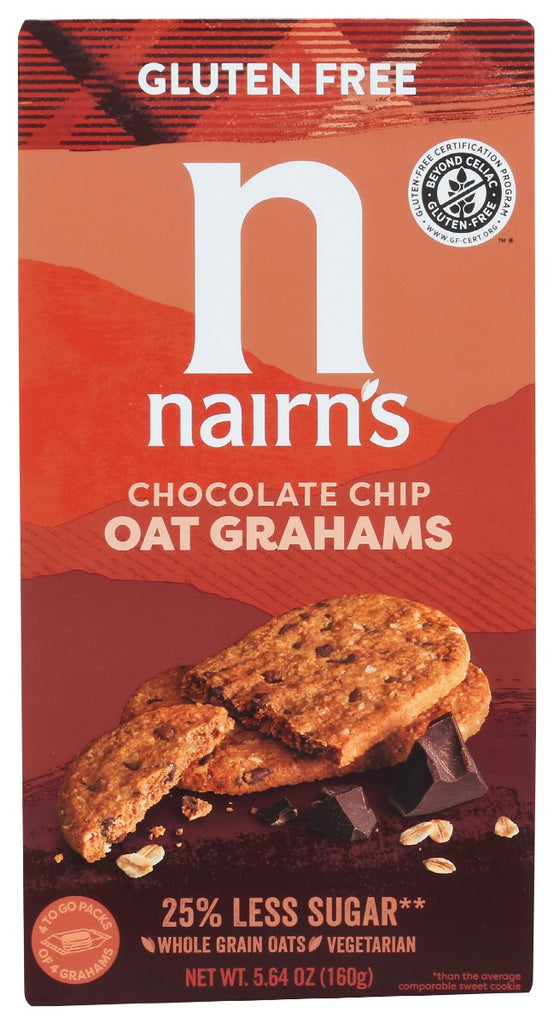 NAIRNS: Chocolate Chip Oat Grahams Cookies, 5.64 oz