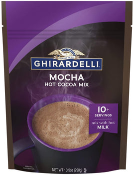 GHIRARDELLI: Chocolate Mocha Premium Hot Cocoa Mix, 10.5 oz