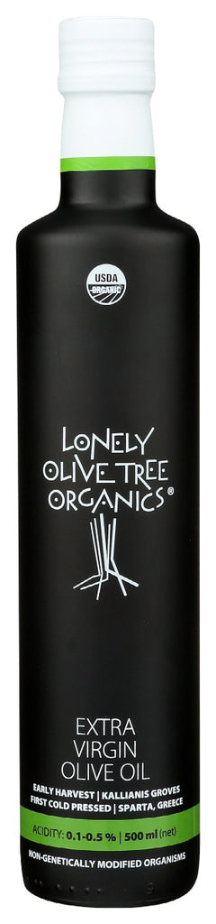 THE LONELY OLIVE TREE: Organic Extra Virgin Olive Oil, 500 ml