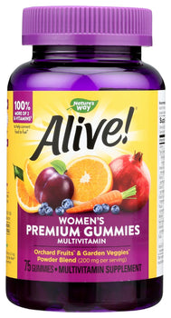 NATURES WAY: Alive Wmn Gumy Vit, 75 pc