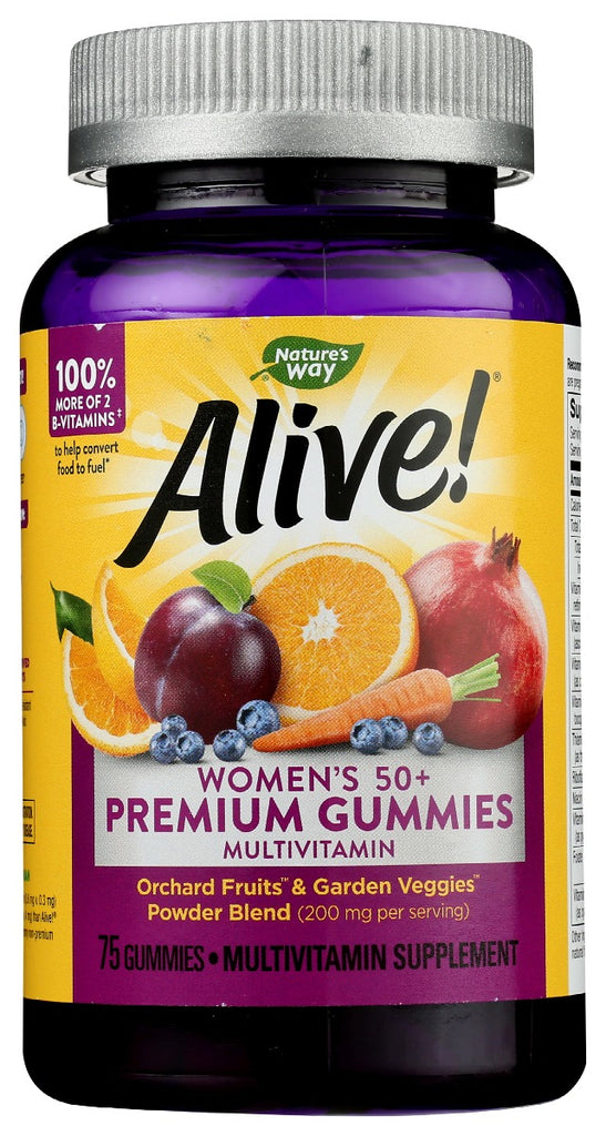 NATURES WAY: Alive Wmn 50+ Gumy Vit, 75 pc