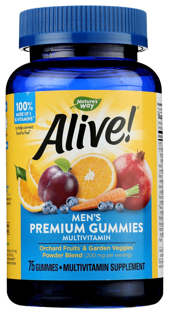 NATURES WAY: Alive Men's Gummy Vit, 75 pc