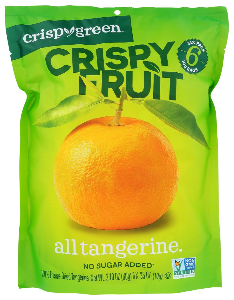 CRISPY GREEN: Crispy Fruit All Tangerine, 2.1 oz