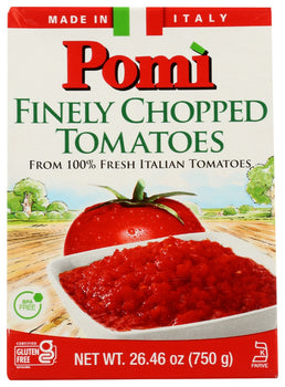 POMI: Tomato Chopped Finely, 26.46 oz